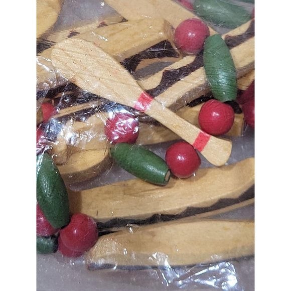 New Midwest of Cannon Falls Wood Garland 8' Canoe Paddle Rustic Lodge Cabin NOS - Picture 3 of 3